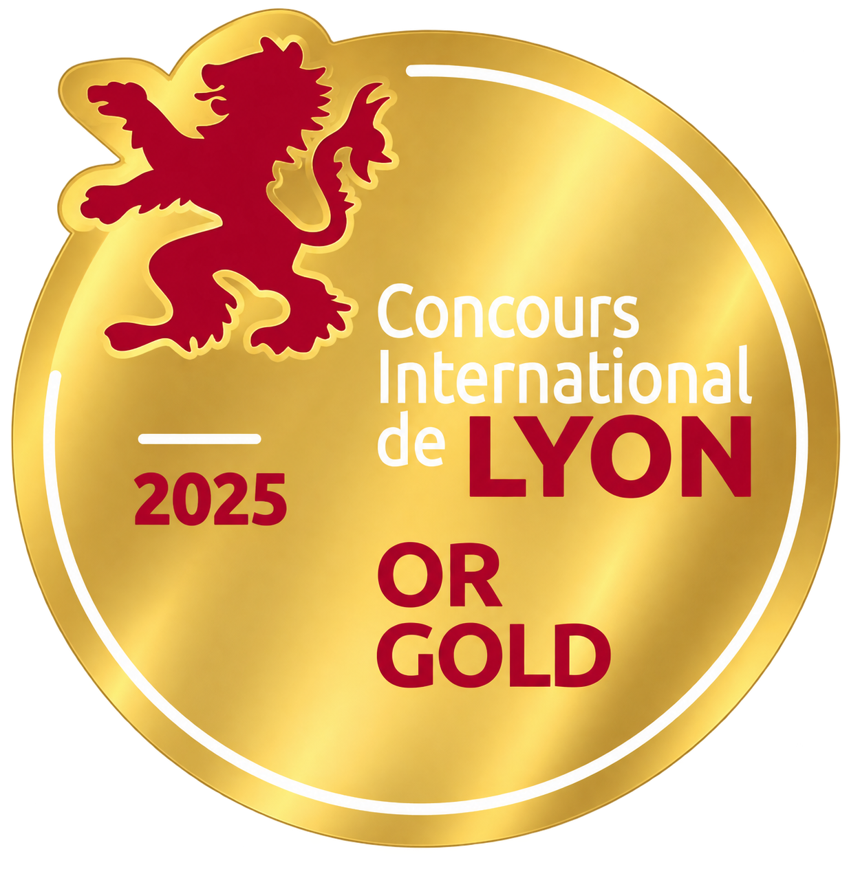 Médaille d'or au Concours International de Lyon 2025
